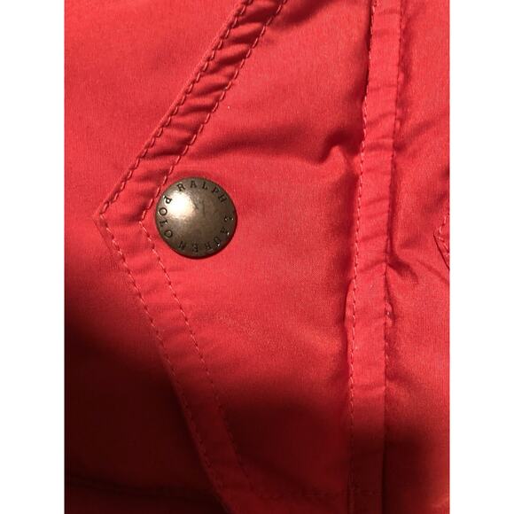 Vintage Polo Ralph Lauren Reversible Western Snap Puffer Red & Black Down Vest L - Picture 2 of 11